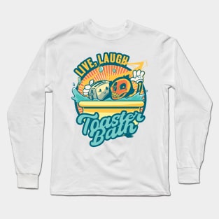 Shocking toaster bath Long Sleeve T-Shirt